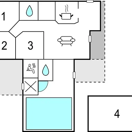 Σπίτι διακοπών Pet Friendly In With Sauna